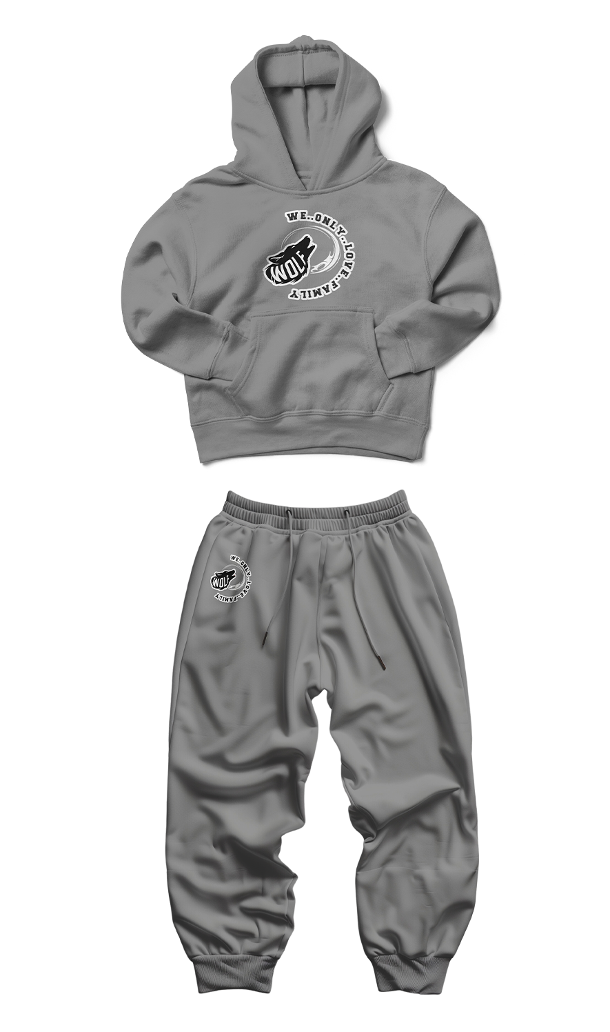 Signature "Wolf" Unisex Kids Hoodie & Sweatpants Set